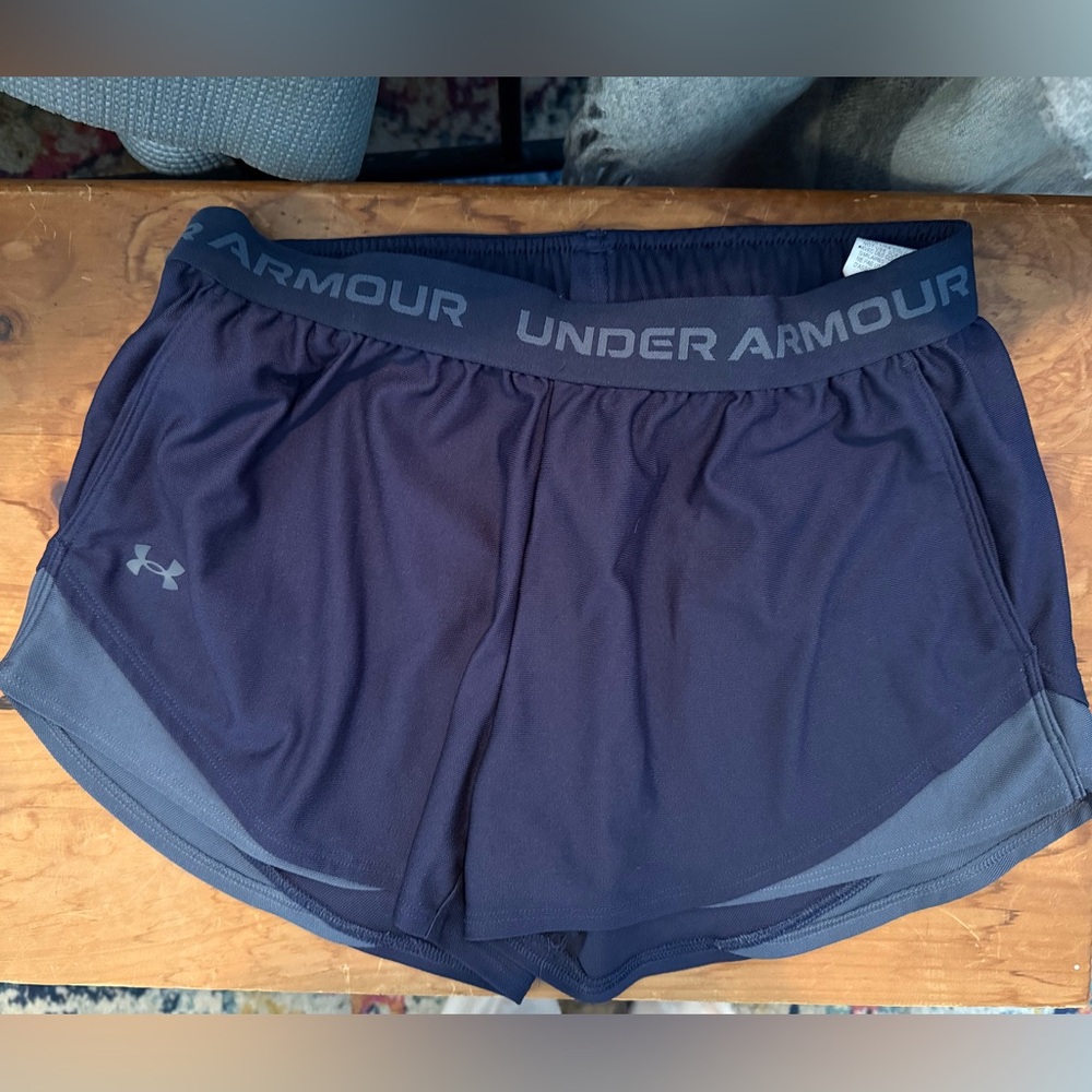 Under Armour Dark Blue, Black, and Gray Performance Shorts pack